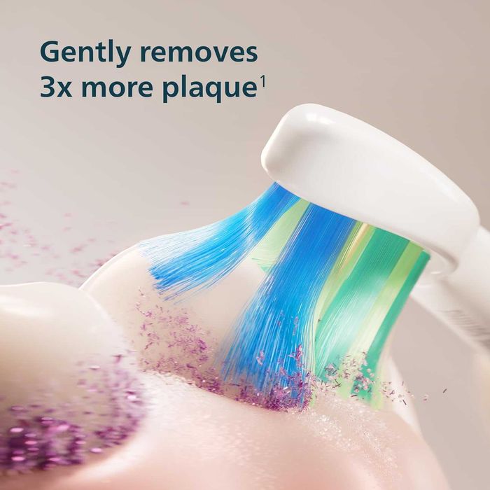 Електрическа четка за зъби Philips Sonicare серия 2000, бяла,HX4021/01