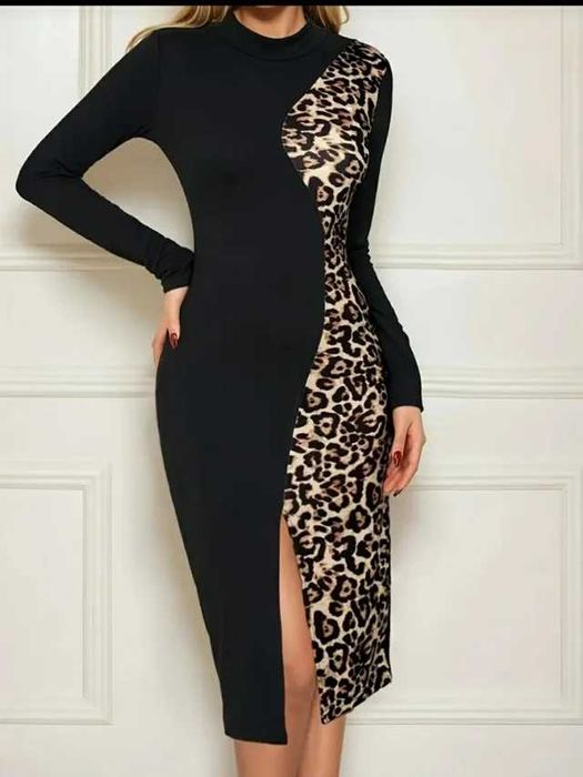 Официална рокля, Къса елегантна рокля, Секси рокля, Синя рокля