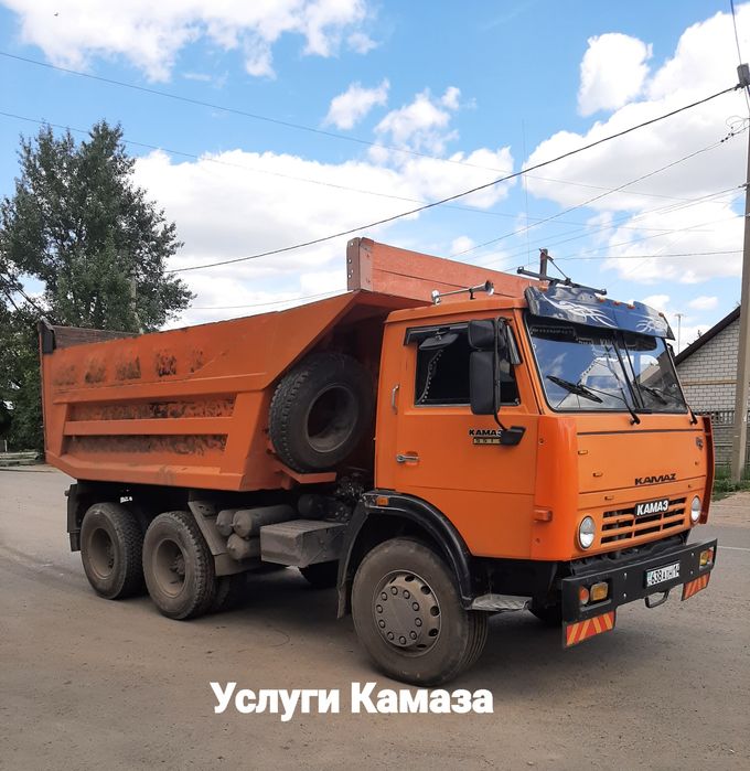 Услуги Камаза и погрузчика