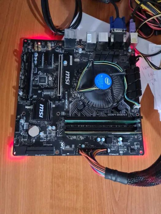 Kit gaming MSI B150 Mortar + Intel Core i5 7500 + 16gb ddr4,cooler shield socket LGA 1151