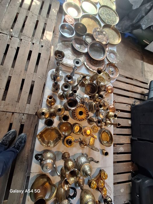 Голям лот Месингови и Медни съдове