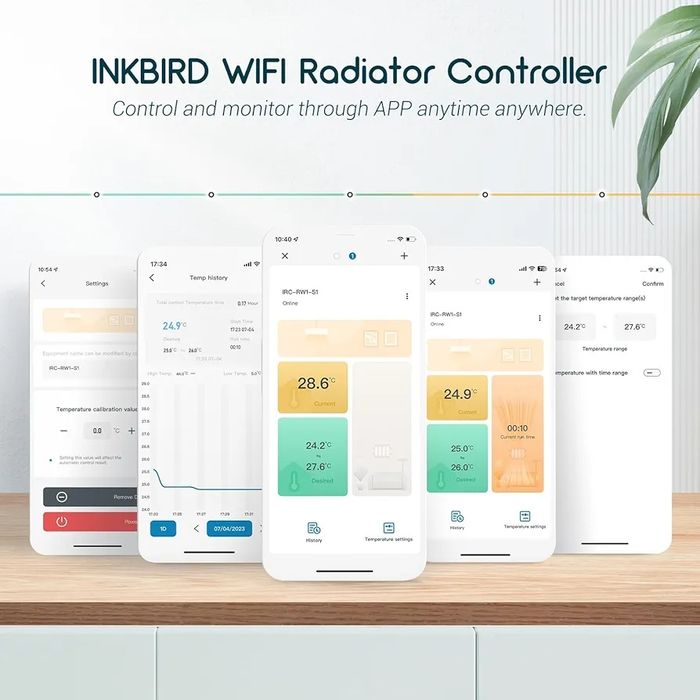 Топ Цена!Интелигентен WIFI термостат с LSD монитор