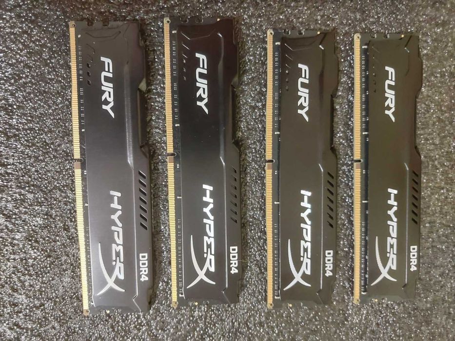 32GB DDR4 2133Mhz, 2400Mhz - HyperX Fury, Kingston KVR
