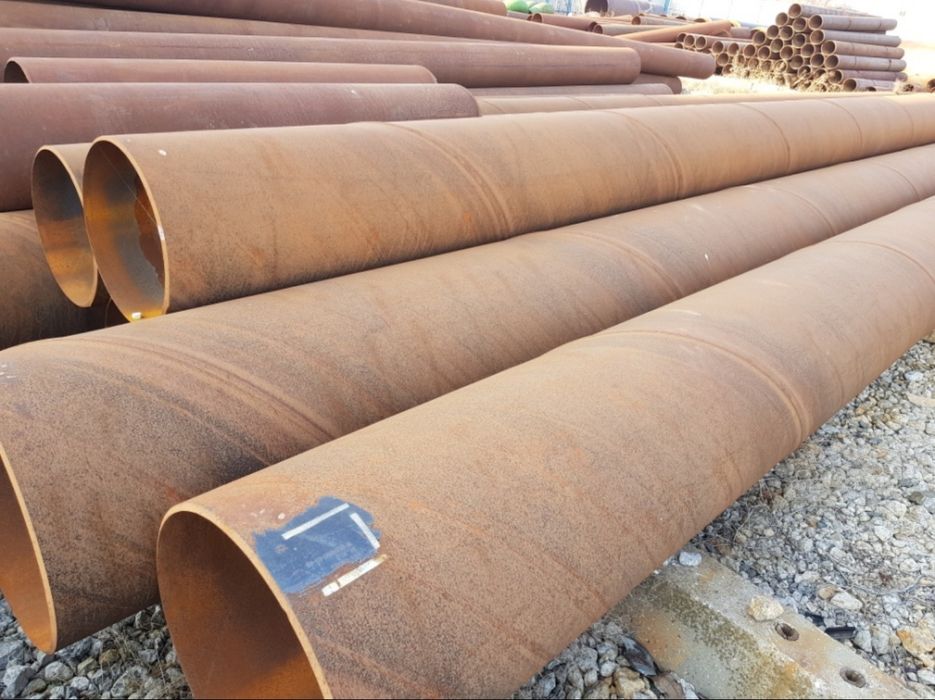 Vand teava metalica trasa și sudata elicoidal, țevi trase la preț bun