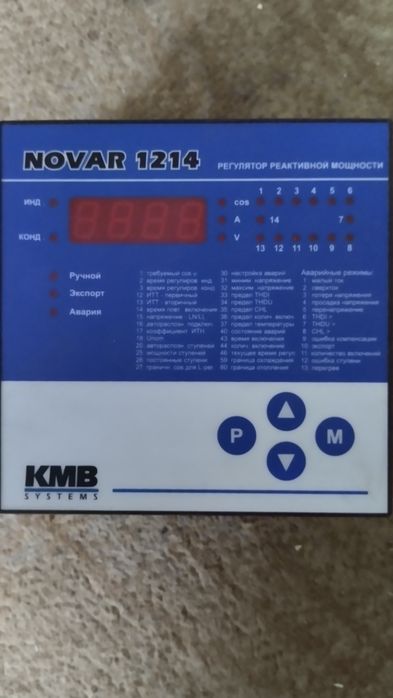 NOVAR 1214 регулятор реактивной мощьности