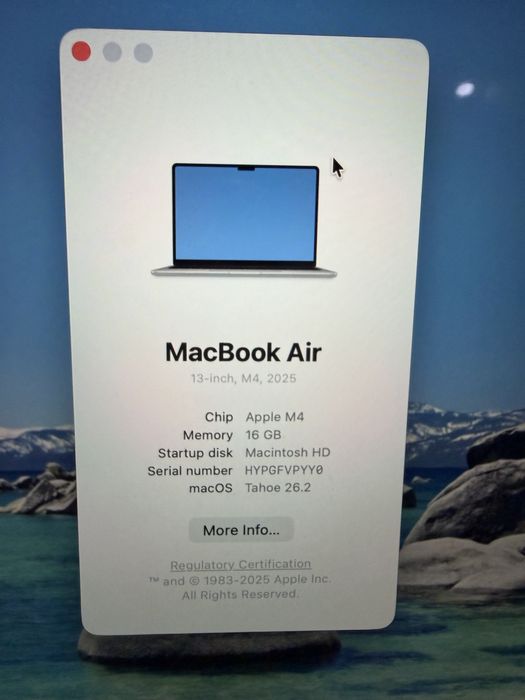 Macbook air 13’ m4