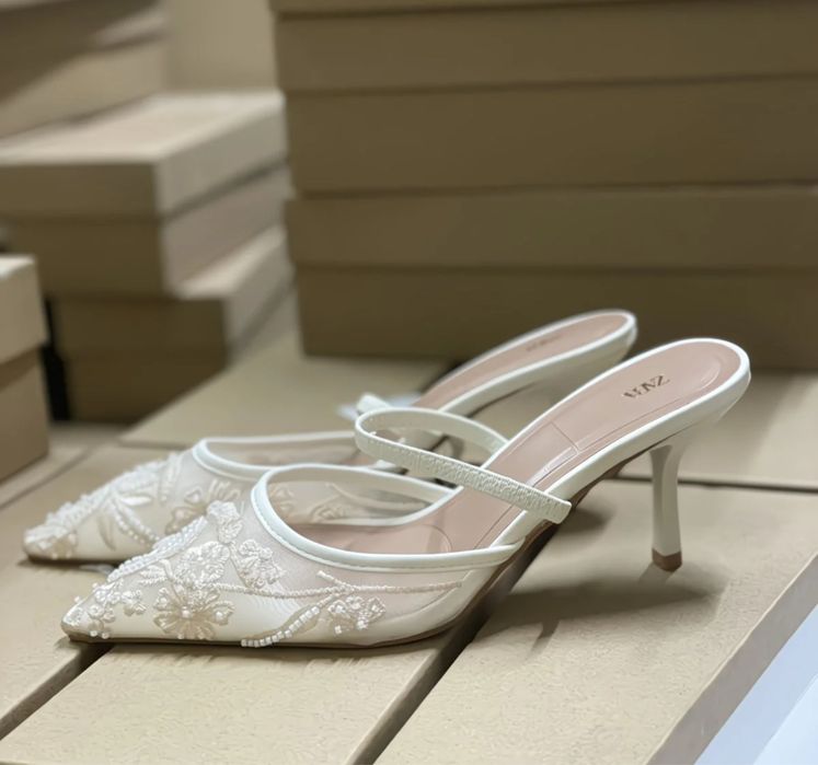 Нежная туфли (каблук)