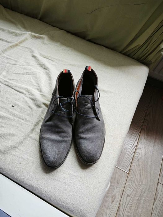 Ghete casual de piele intoarsa
