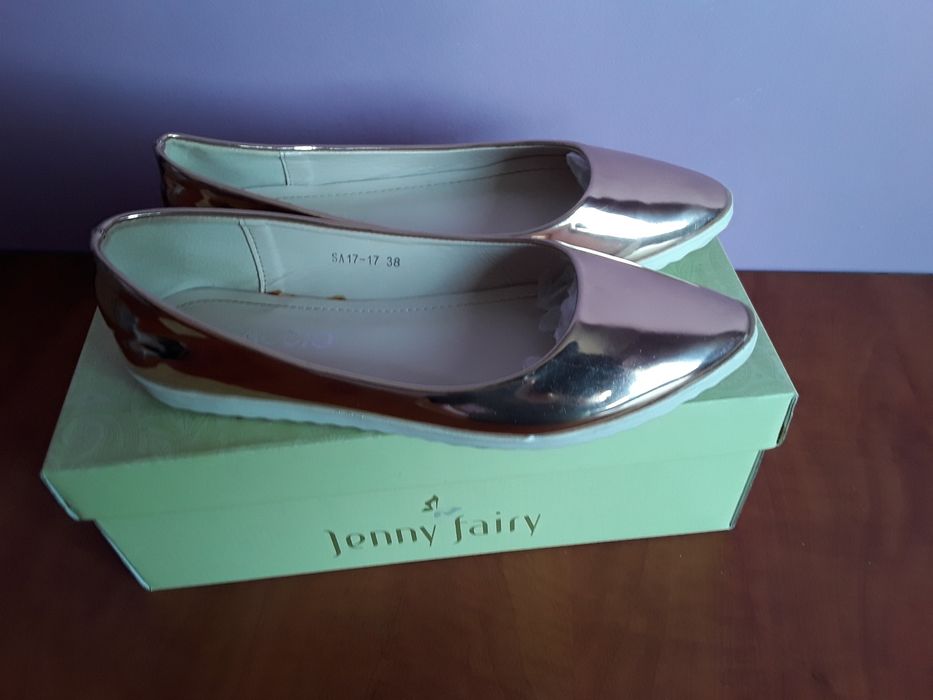 Vând Balerini Damă  Aurii Mărimea 38