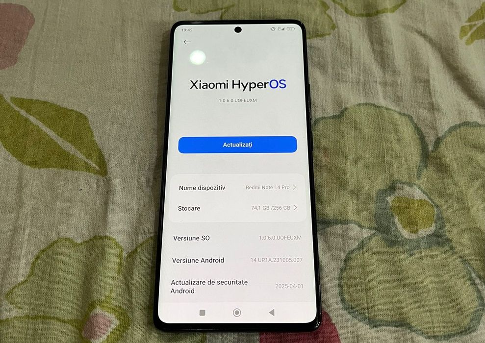 Vând telefon Xiaomi Redmi note 14 pro 256gb