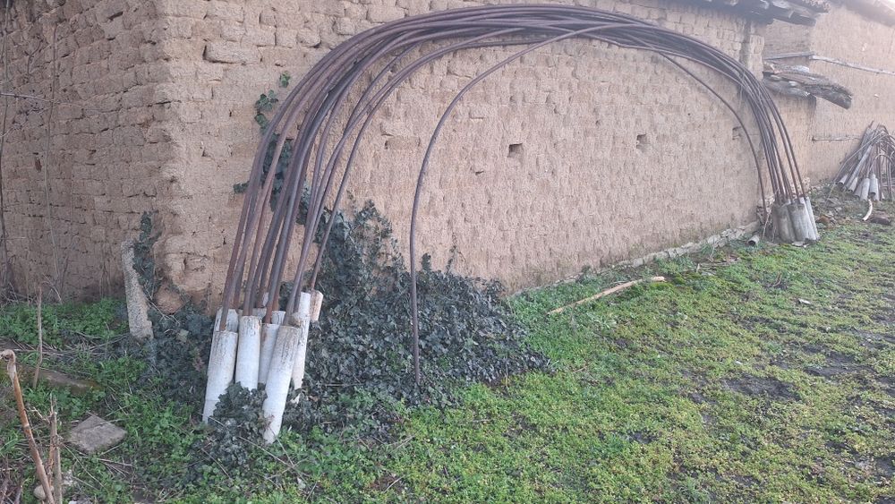 Оранжерия  ферми от тръби 6 метра широки 16 броя