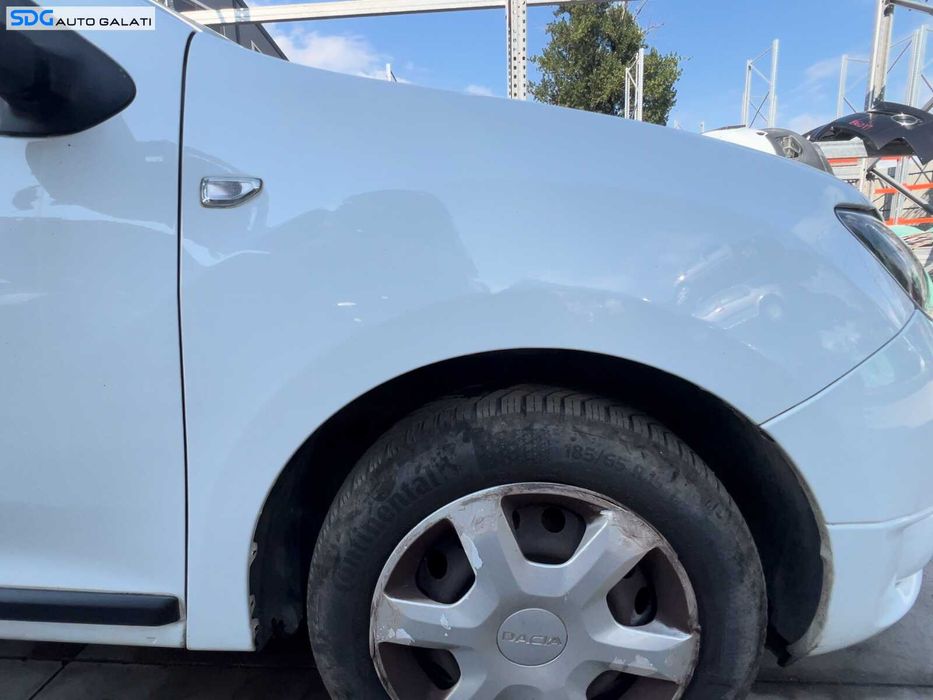 Aripa Dreapta Fata Dacia Logan 2 2012 - 2020 Culoare Alb DV369 [Q6342]