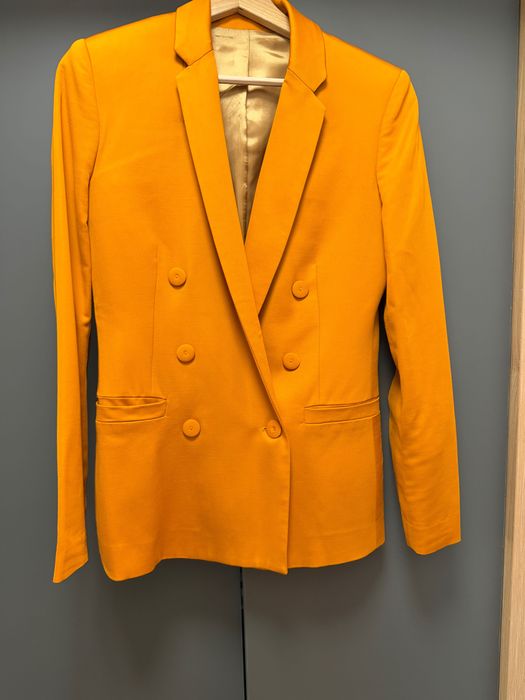 Sacou elegant damă, galben muștar, mărimea UK 8 (S), brand Whistles