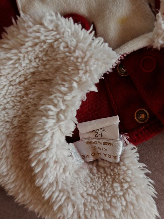 Детски коледен велурен костюм, Zara Home