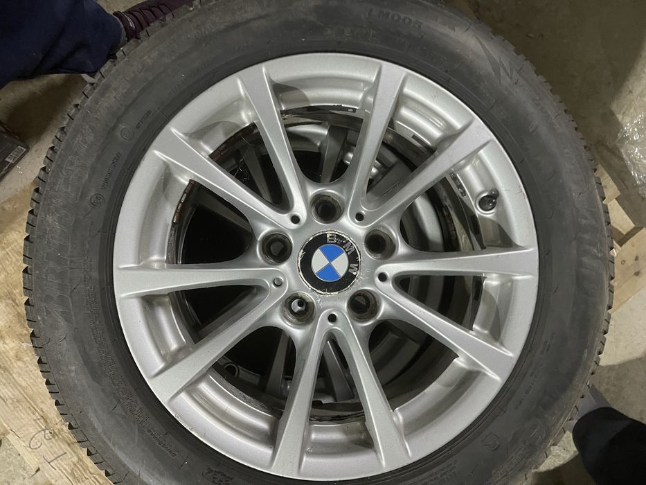 Jante BMW seria 3, R16, anvelope de iarna folosite 1 sezon !