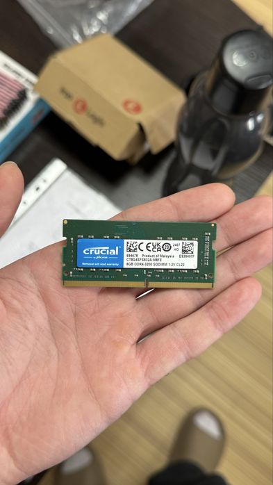 ОЗУ Crucial ddr4 so-dimm 8gb