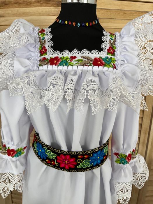 Camasa traditioanala de Maramures cu brau pentru femei