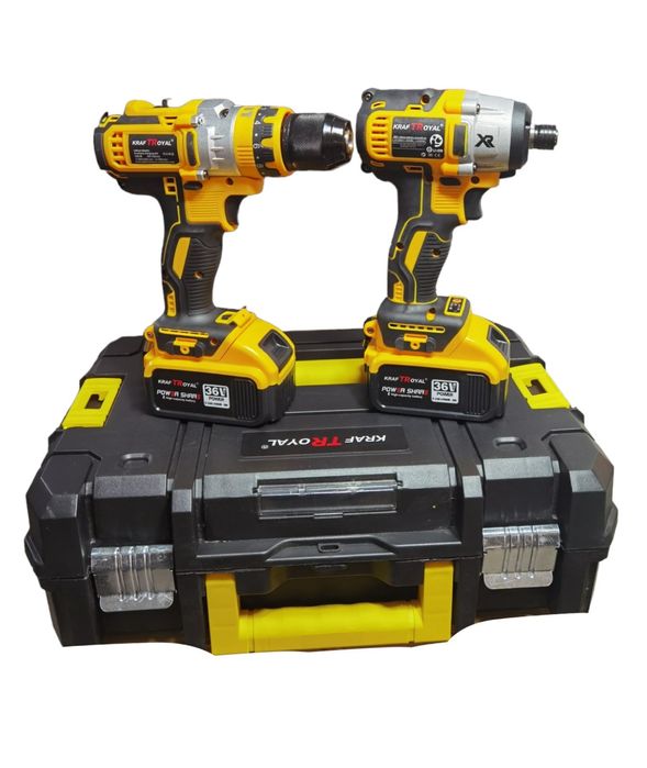 Акумулаторен Импакт Драйв и Винтоверт 36V 8AH Kraft Безжичен