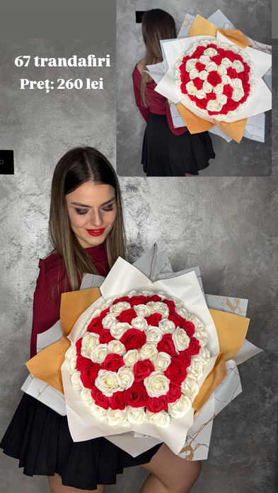 Buchete trandafiri de sapun