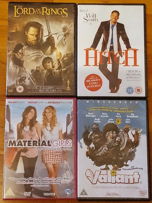 25 броя оригинални популярни филми (DVD)