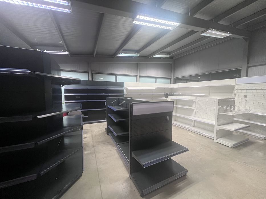 НОВИ ПО-НИСКИ ЦЕНИ Стелажи за магазини / супермаркети