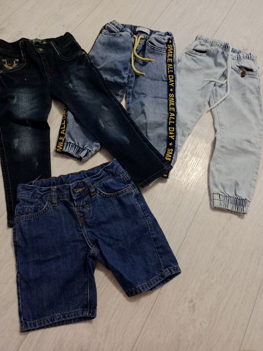 Джинсовые шорты, джинсы