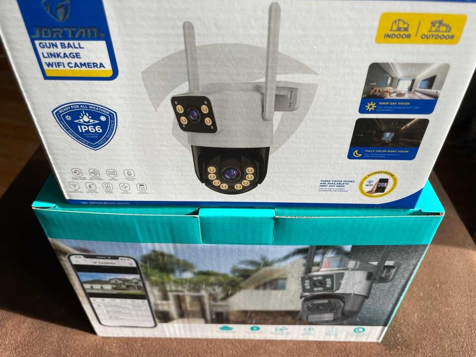 iCsee 12MP- двойна smart камера, външна WiFi- влагоустойчива, 2 модела