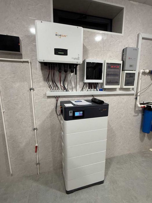 установка СЭС куеш панеллар