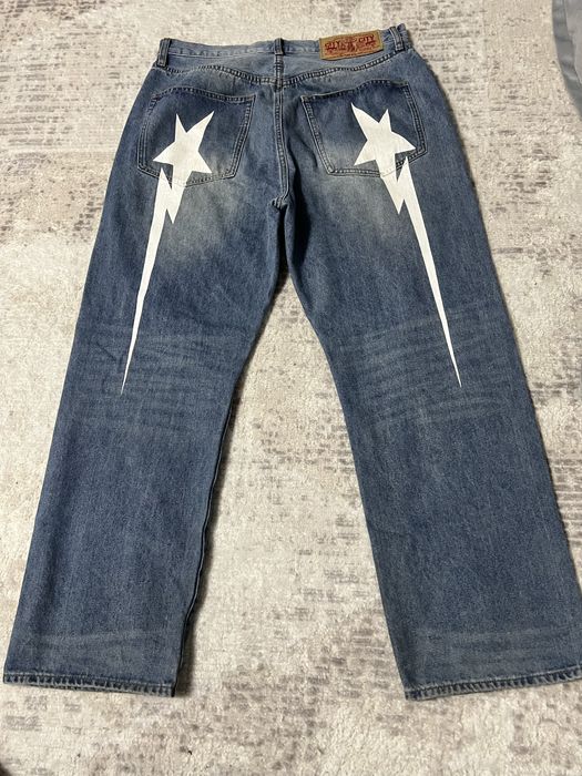 Bape baggy джинсы