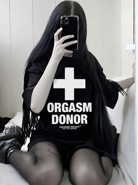 футболка orgazm donor