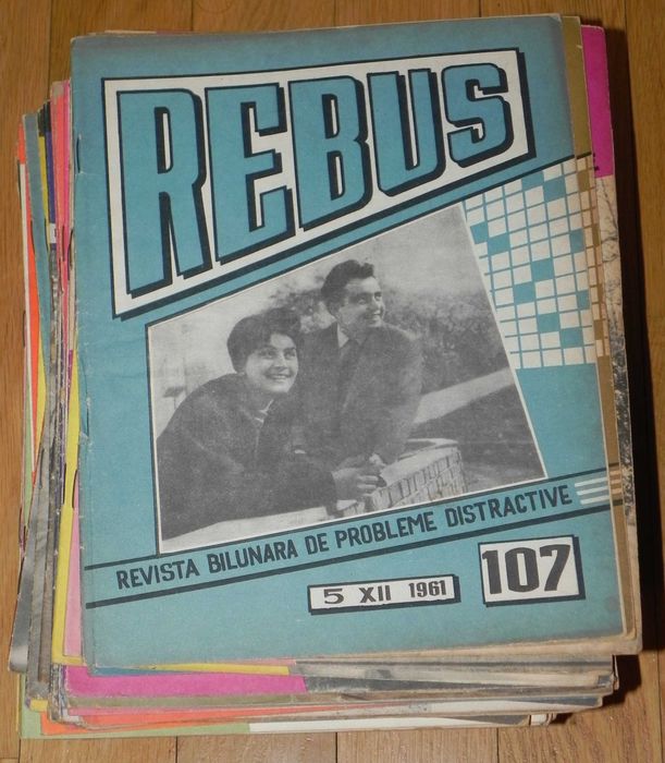 reviste rebus vechi 1957 - 1967 necompletate  rebus plus almanah 2020