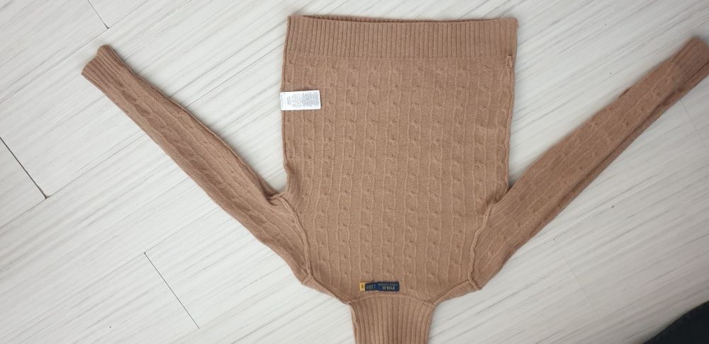 POLO Ralph Lauren Cable Wool /Knit S НОВО ОРИГИНАЛ Дамски Поло Пуловер