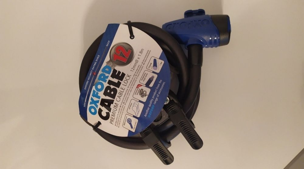 Велозамок тросовый оригинал Oxford