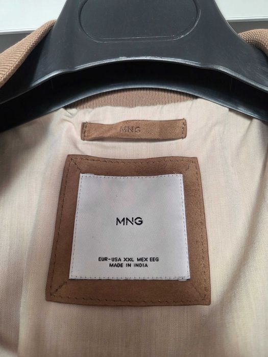 Mango ново велурено мъжко яке XXL
