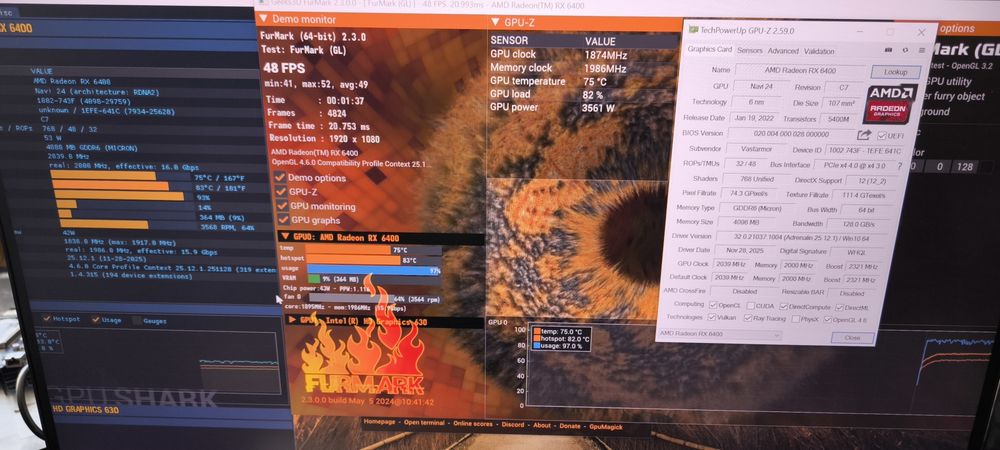 Видеокарта AMD Radeon RX 6400 4Gb GDDR6 - Комплектующие и аксессуары ...