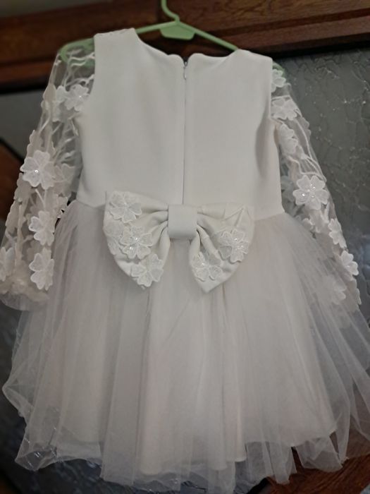 Официална детска рокля ANISIYA – 3 г., тюл и дантела