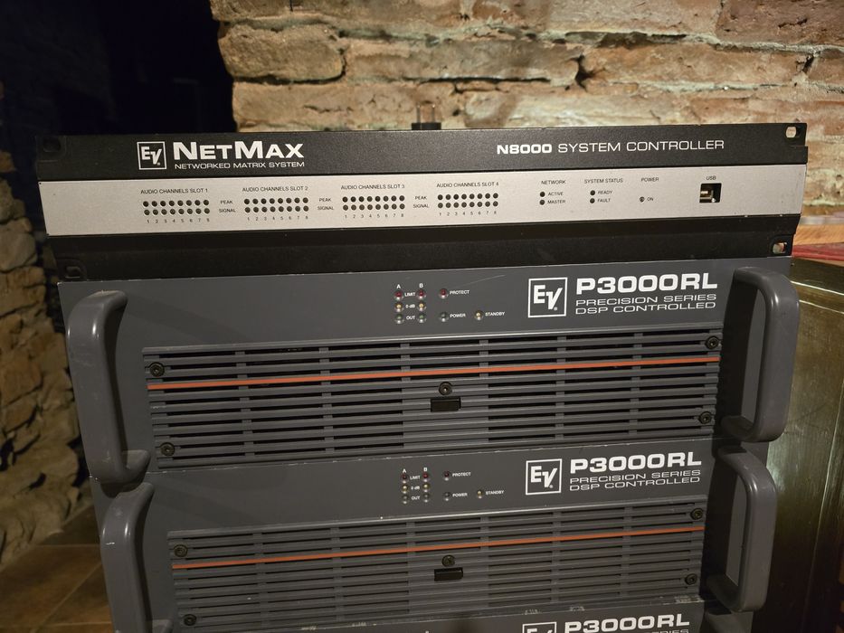 Amp Electrovoice P3000RL/Dynacord Dpa4140/EV NetMax N8000