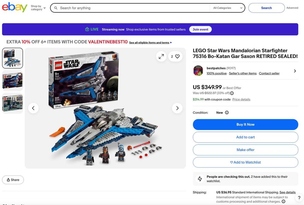 LEGO STAR WARS, Mandalorian Starfighter 75316, Bo-Katan, model retras