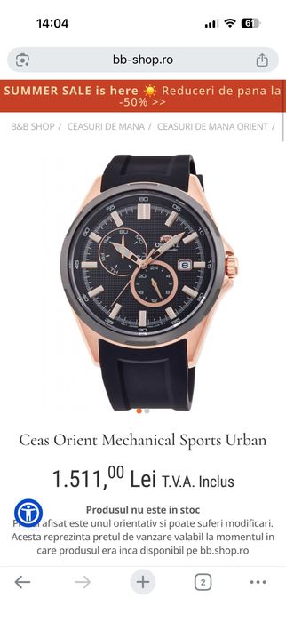 Ceas Orient Sport-elegant Automatic