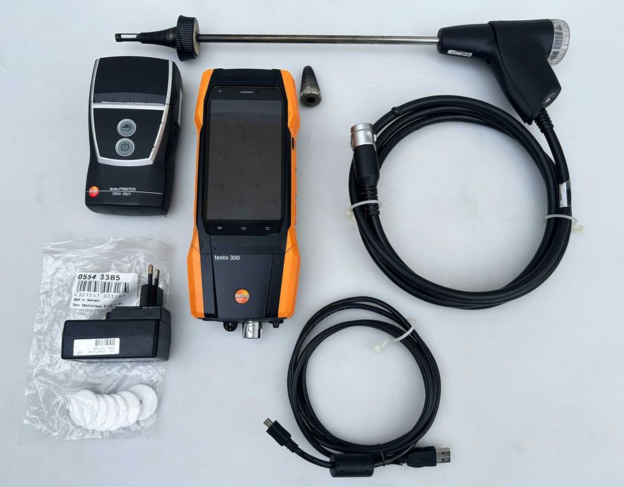 Testo 300 LL с bluetooth - Газ анализтор с тъч скрийн
