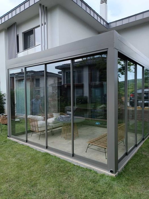 Pergole si terase din aluminiu & inchideri din sticla