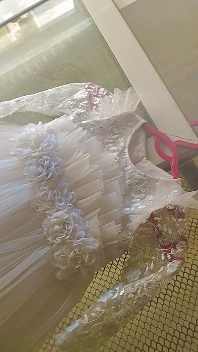 Белое платье для девочки