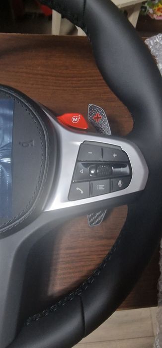 Volan bmw g30 g05 g06.g11 g31 nou full incalzire padele carbon traffic