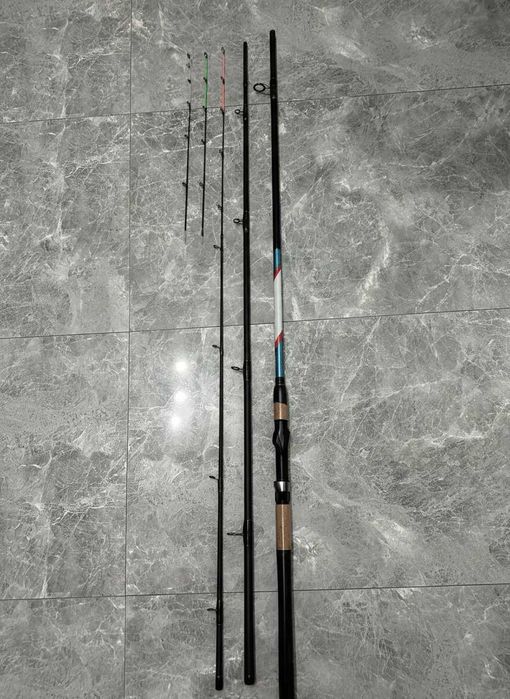 Lanseta fibra de carbon PRO FL ROYAL X Feeder 3,60 metri A:60-180gr