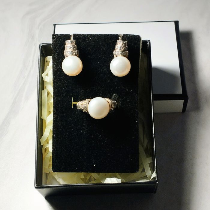 Комплект с жемчугом Италия