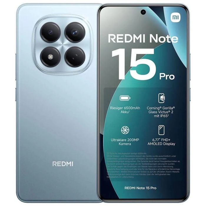 НОВ! Xiaomi Redmi Note 15 Pro 4G 256GB 8RAM Black / Blue / Titanium 2г. Гаранция!