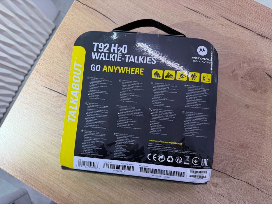 Motorola Talkabout T92 H2O – Walkie Talkie | Set 2 buc | NOU / SIGILAT