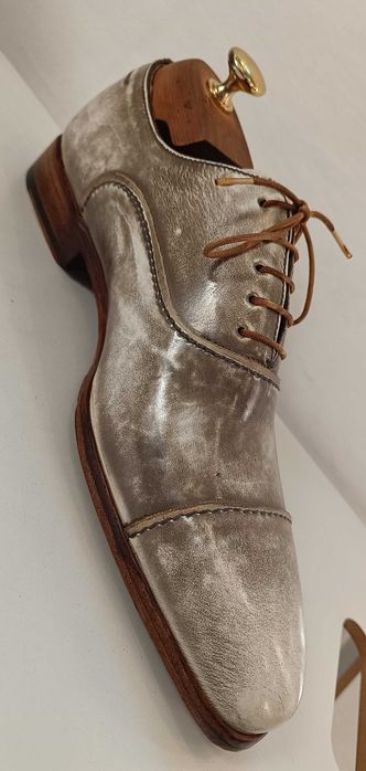 Panfofi de lux 40.5 41 41.5 oxford cap toe GREVE NOI lucrati manual