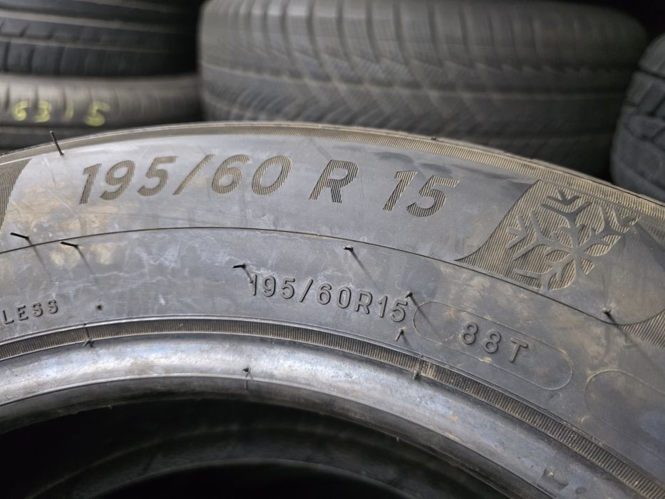 2бр Като нови зимни гуми 195 60 15 - Michelin