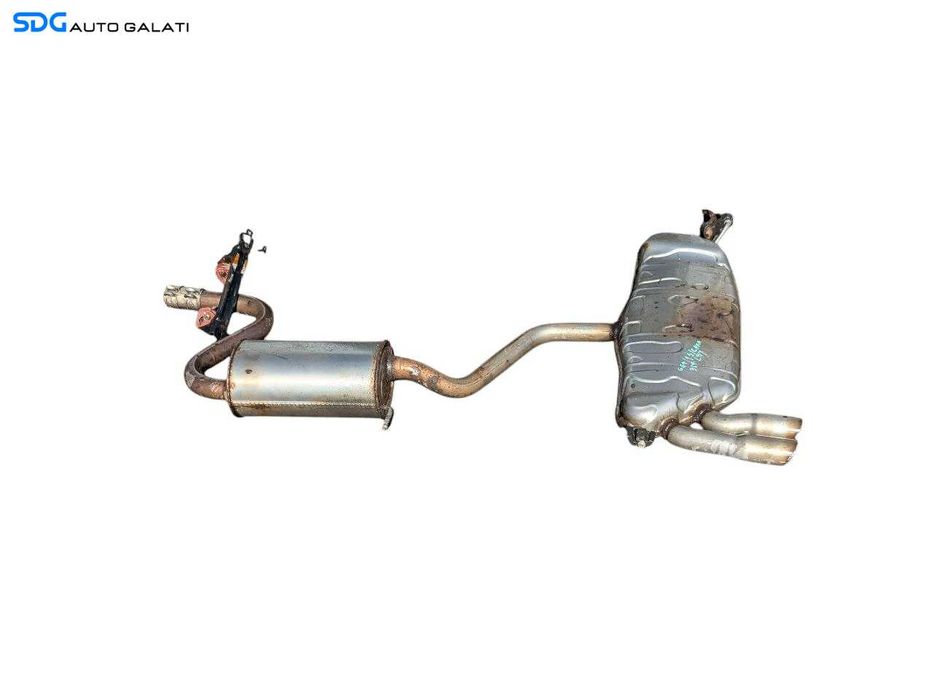 Ansamblu Complet Evacuare Toba Tobe Teava Esapament Intermediara Finala Audi A3 8P 1.4 TSI CAXA 2004 - 2013 Cod 1K0119AT 1K0253411BK [LC2141SOS]